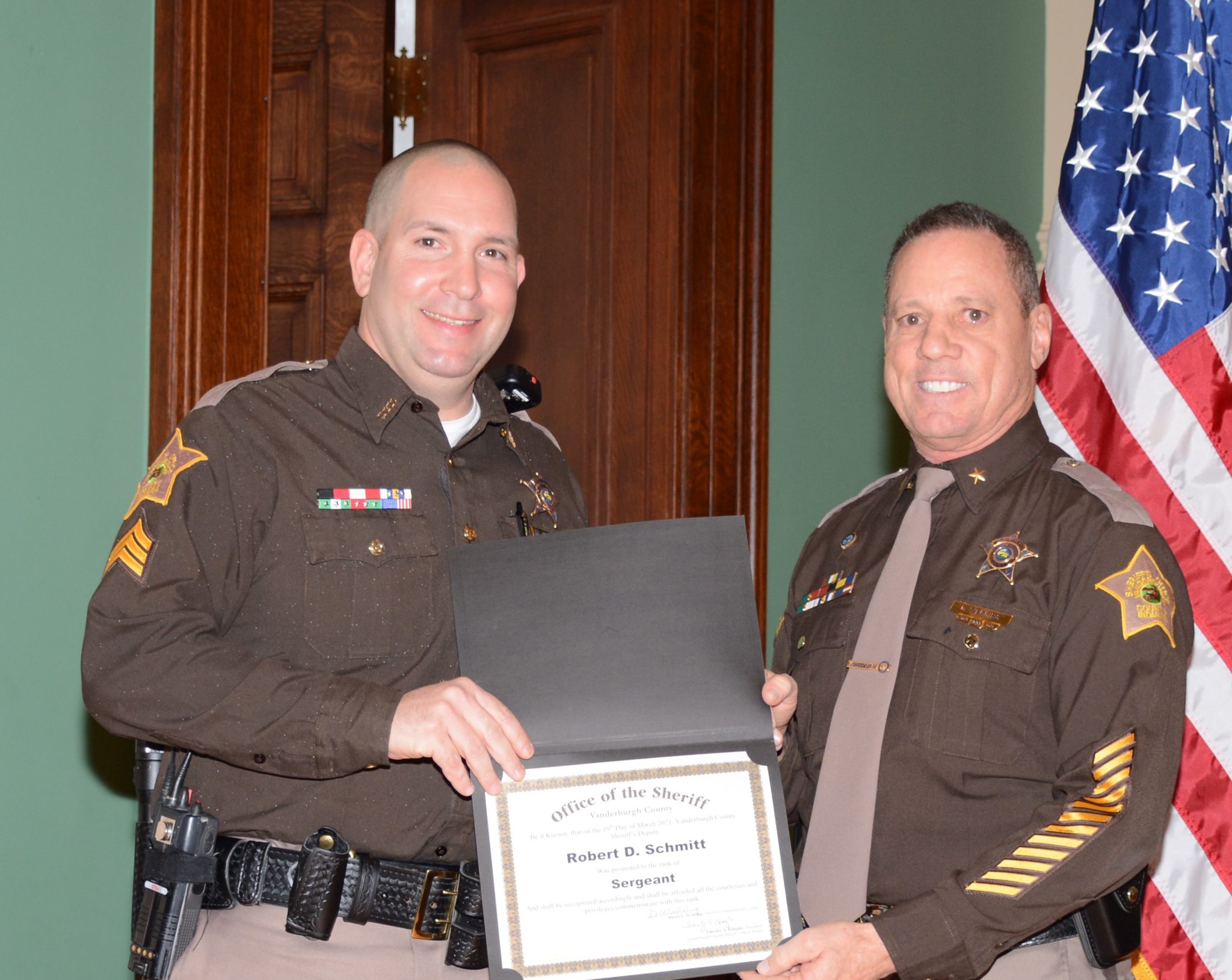 Sheriff's Office Recognition Ceremony Vanderburgh County Sheriff's Office