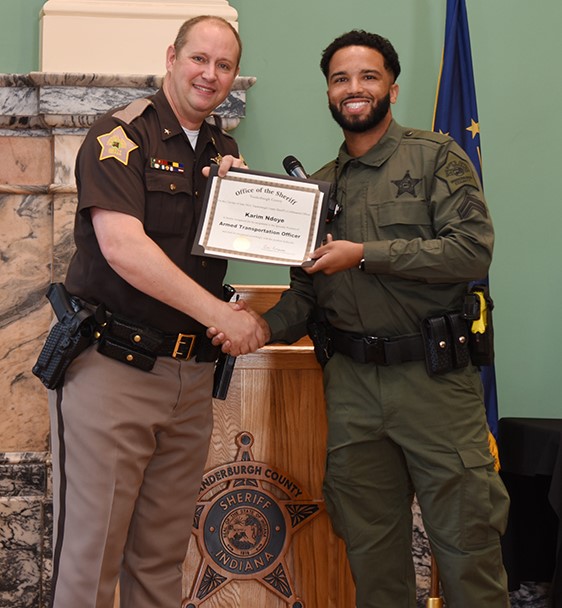 Sheriff's Office Holds Recognition Ceremony - Vanderburgh County ...