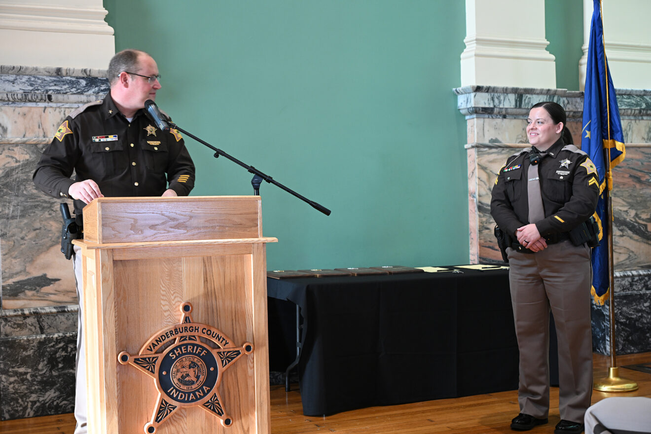 Sheriff's Office Holds Recognition Ceremony - Vanderburgh County ...